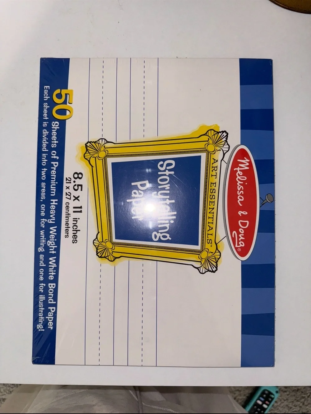 $5 Melissa & Doug White Storytelling Paper - 50 Sheets $5 WHEN BUNDLED WITH 3 OR